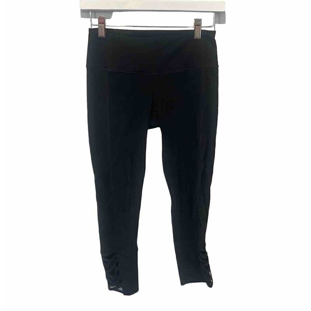 Athleta Leggings Cropped Women's Size XSmall XS Black Legging